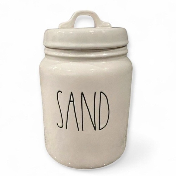 Rae Dunn Other - Rae Dunn Sand Beach Ceramic Canister Summer Coastal Nautical
